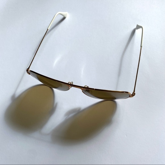 Ray-Ban Aviator Classic Brown w/ Gold Frame - Picture 2 of 6